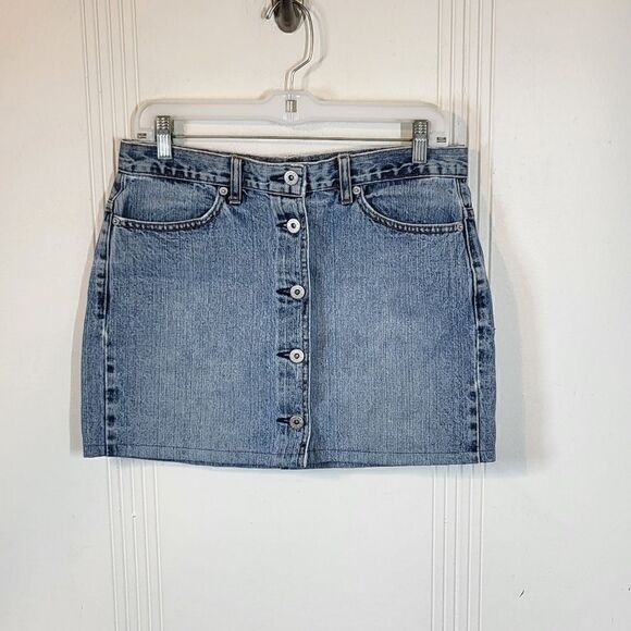 J. Crew Denim Jean Skirt - Picture 1 of 6